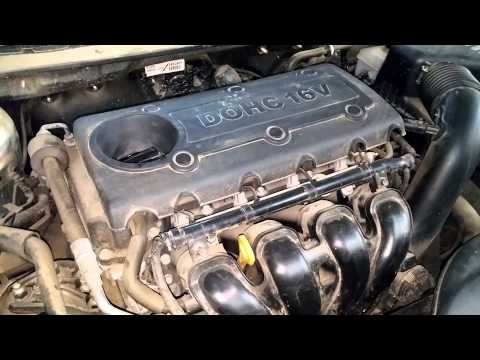 Как заменить масло в двигателе самому.  Kia Sportage 3 - Дорейстайл