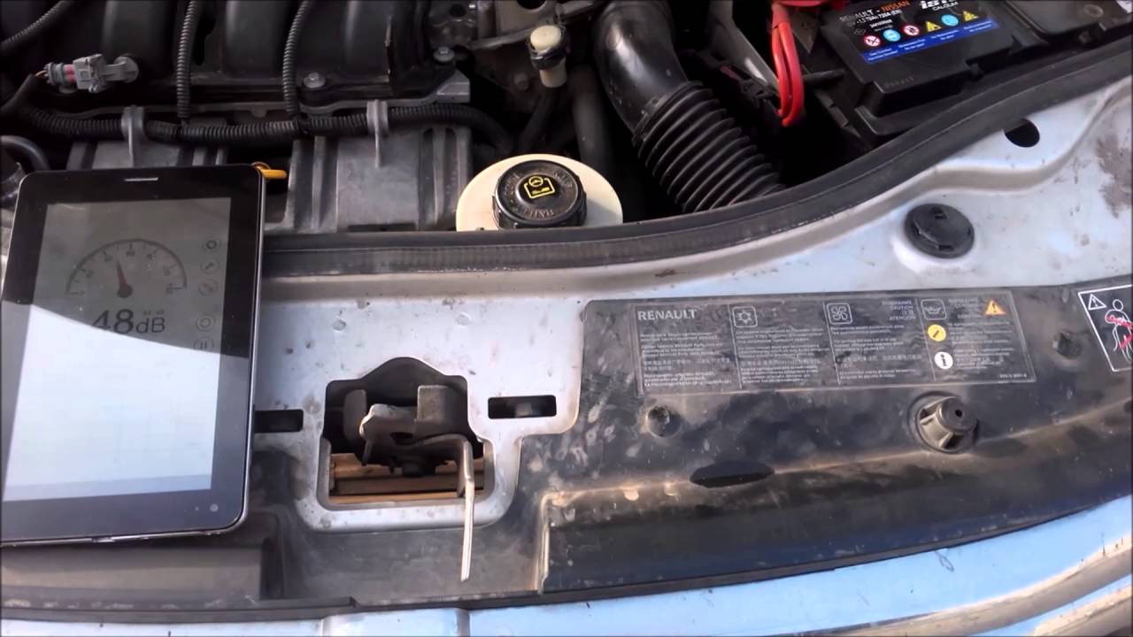 Замена масла и замер шума двигателя на Рено Дастер. 1,6 4х4
