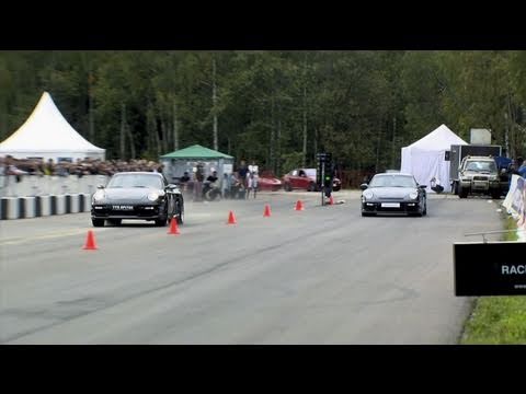 Porsche GT2 9ff vs Porsche 911 Turbo Switzer R750