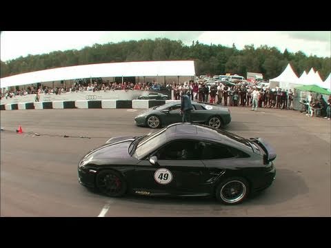 Porsche 911 Turbo Switzer vs Lamborghini Murcielago LP640
