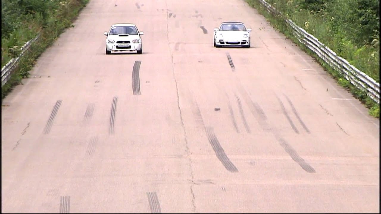 Moscow Unlim 500: Subaru Spec-C vs Porsche 911