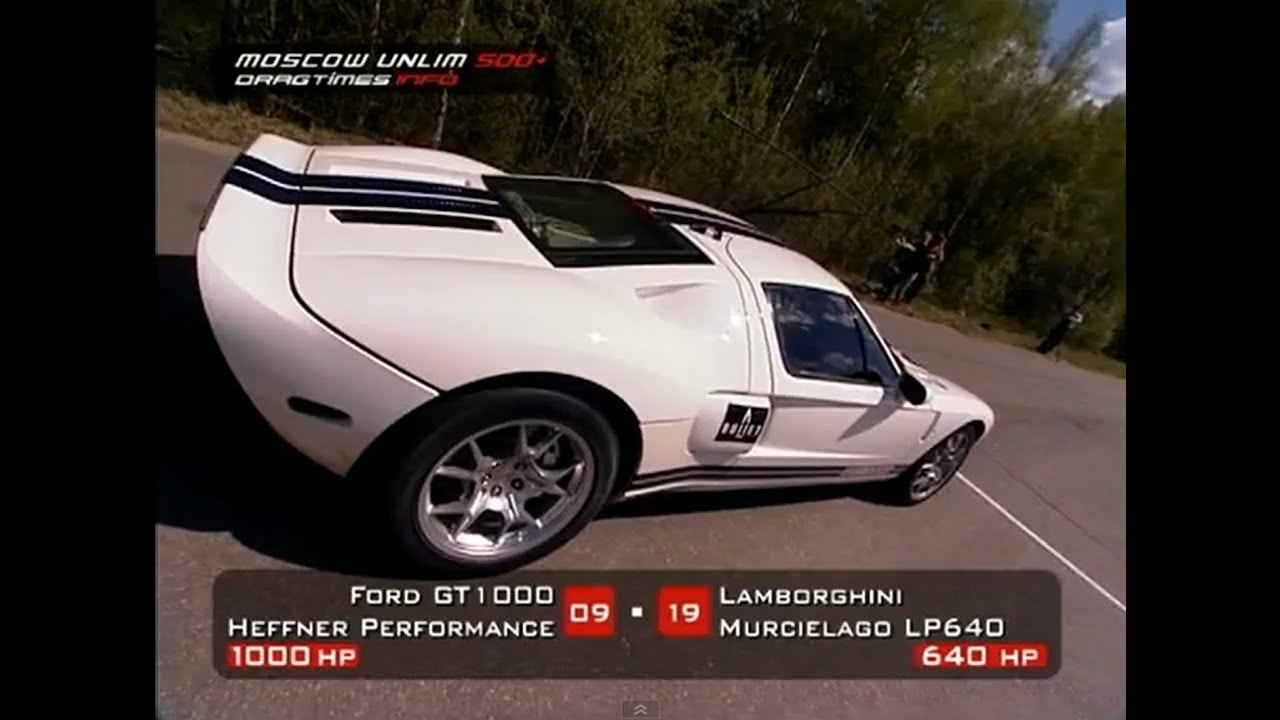 Ford GT40 Heffner GT1000 vs Lamborghini Murcielago LP640