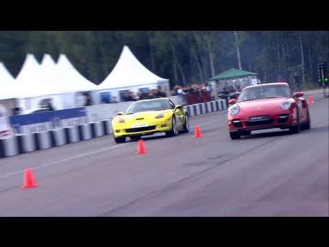 Porsche 911 Switzer R800 vs Chevrolet Corvette ZR1