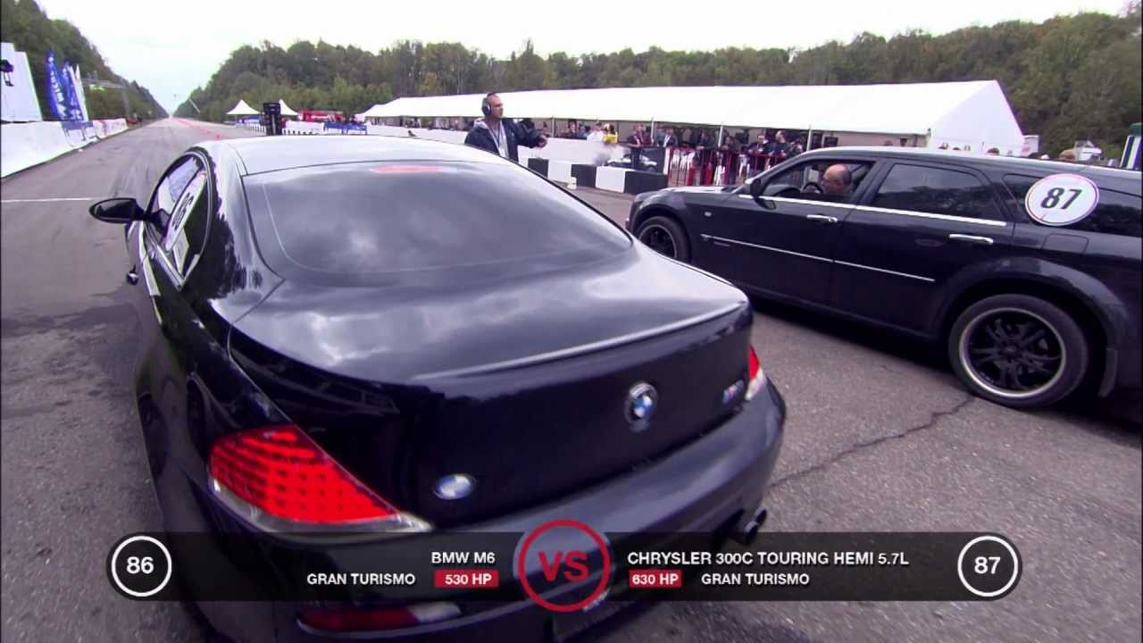 BMW M6 vs Chrysler 300C Supercharged