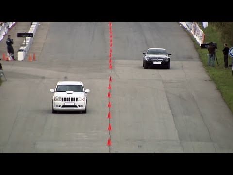 BMW M6 Evotech vs Jeep Grand Cherokee SRT-8