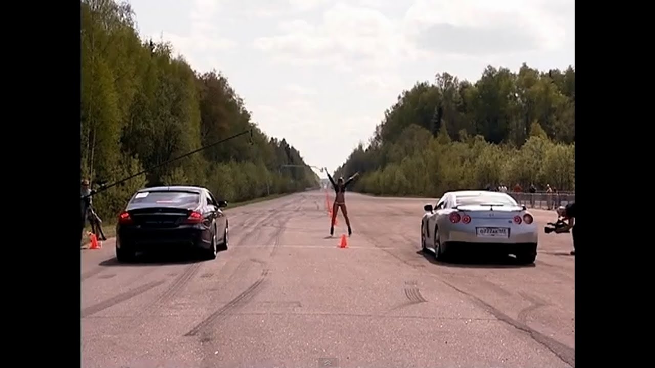 Nissan GT-R HKS vs Mercedes-Benz CLS55 AMG Kleemann