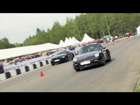Porsche 911 Turbo vs BMW M6 Evotech