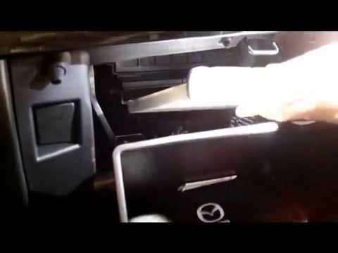Замена салонного фильтра Mazda CX-5  (Видеоинструкция)