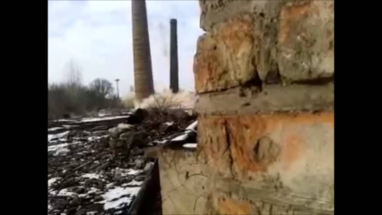 Взрыв башни в Украине / Tower explosion