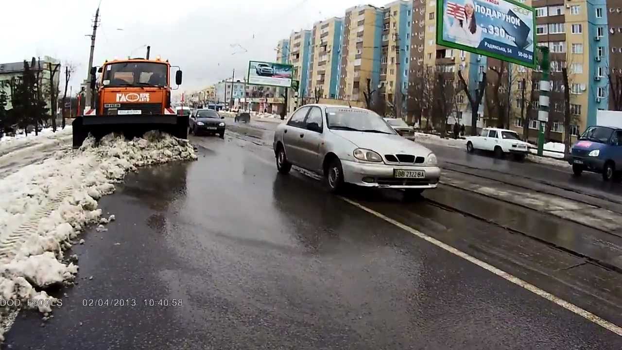 Анонс. беспредел дорожников ,уборка снега по Украински