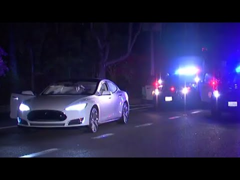 Погоня ???? Tesla vs Полиция Prius Выйти руки на капот ????????????‍♂️????????‍♂️
