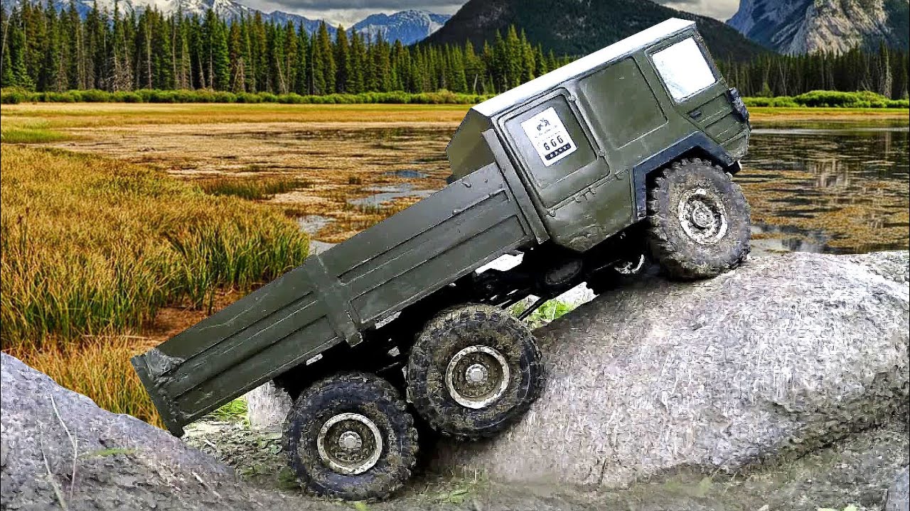 OFF Road mud fun adventure - RC MAN Truck RC4WD the Beast 6x6