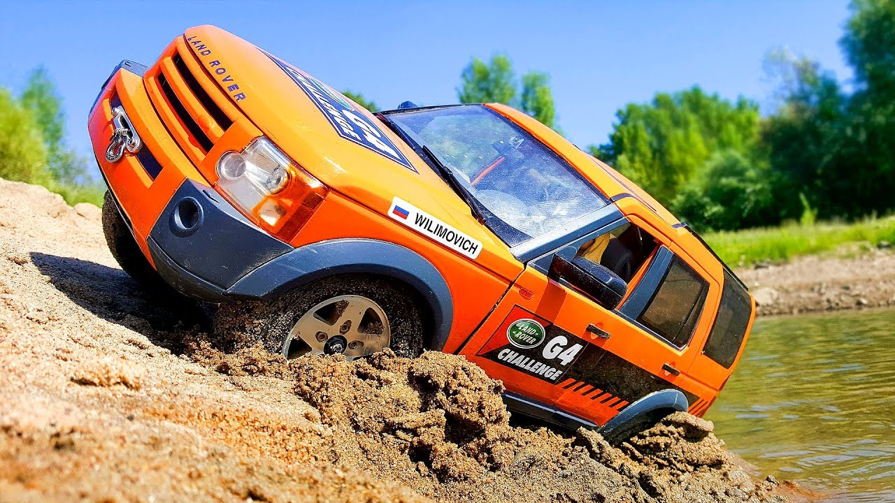 RC Trucks Sunny OFF Road Adventures — MST Land Rover Discovery and Tamiya Ford F350 High Lift 4x4