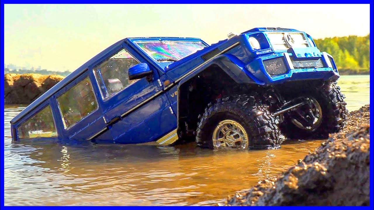 Power Ride On Cars Challenge 4x4 Extreme OFF Road - Mercedes Benz G500 4x4², Jeep Cherokee
