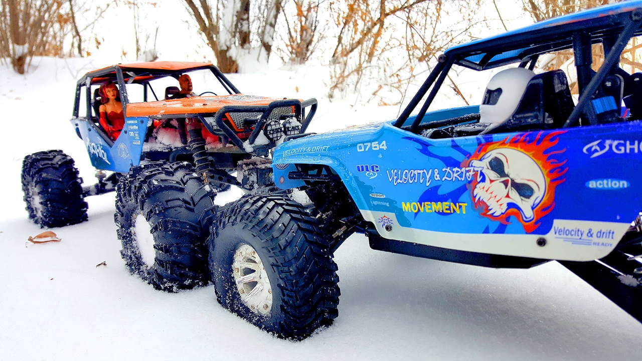 RC Trucks OFF Road 4x4 — Axial Wraith VS WLtoys Wild Track Vol 2 — RC Extreme Pictures