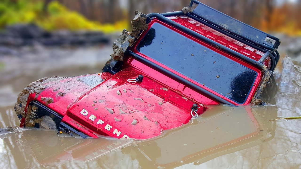 RC Cars Can Swim? Water Test Traxxas TRX4, Axial SCX10 II Jeep, HPI Venture — Wilimovich