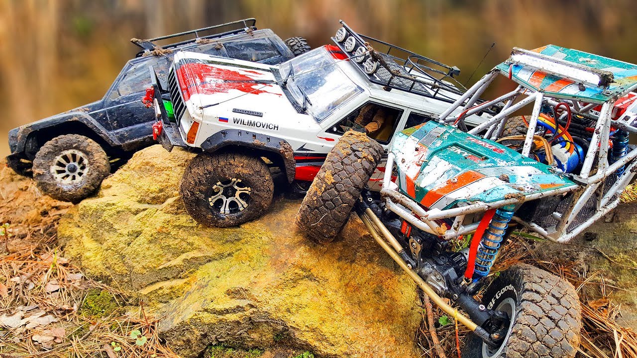 RC Cars Forest OFF Road – Axial SCX10 II - Jeep Cherokee, Axial Bomber — Wilimovich