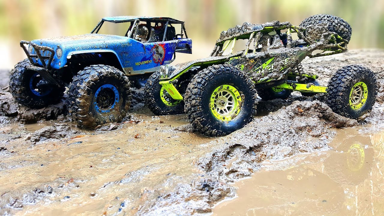 RC Trucks MUD OFF Road WlToys 10428 and Axial SCX10 Jeep Wrangler Rubicon — RC Extreme Pictures