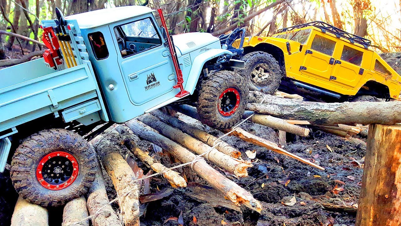 Trail Run Toyota FJ45 and Hummer H1 on Axial SCX10 chassis — Extreme Pictures