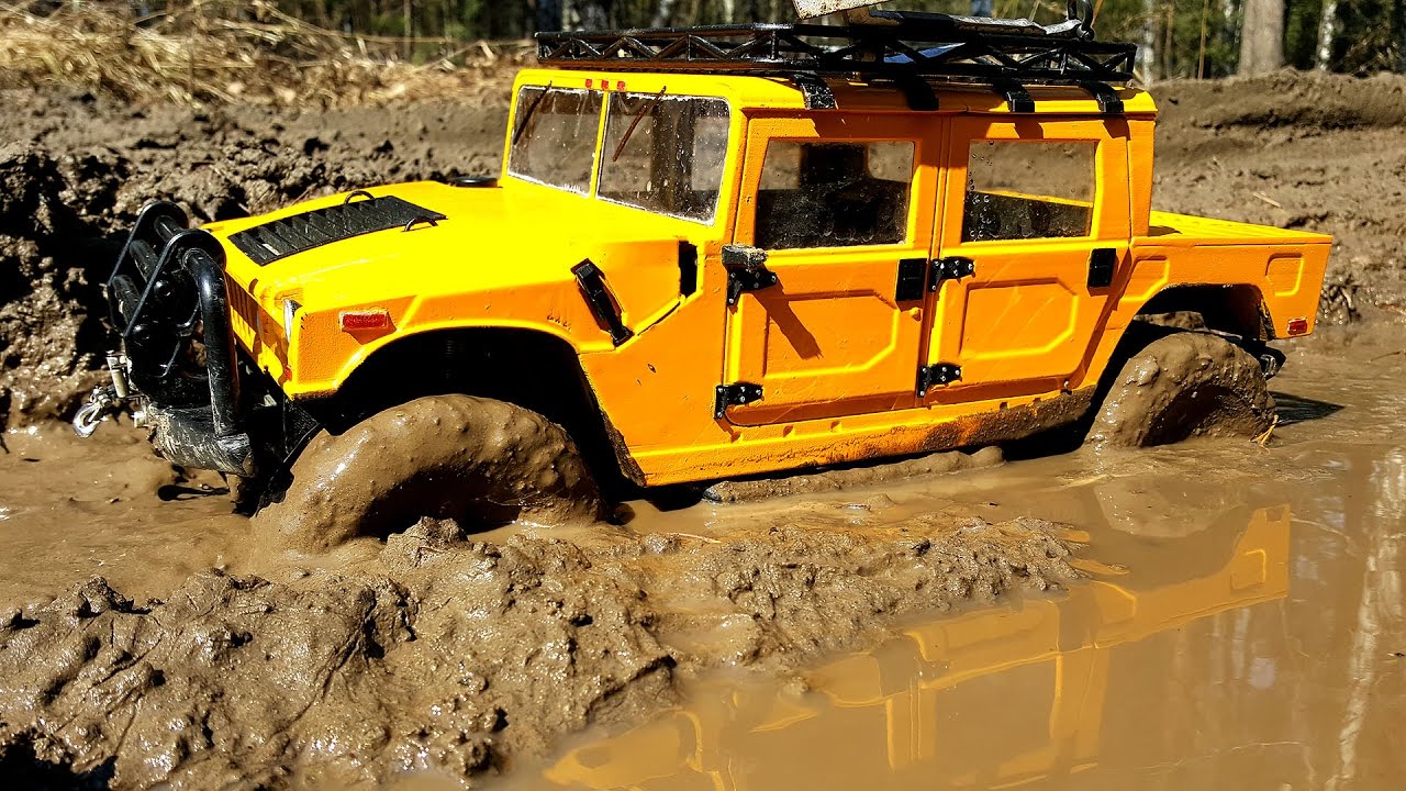 RC Muddy Truck 4x4 — Hummer H1 Stuck in The MUD Part One — RC Extreme Pictures