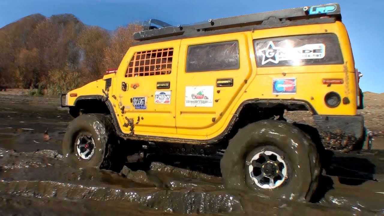 RC SCALE 4x4 Trail Truck OFF Road: Hummer H2, Axial Wrait, Tamiya CC-01 Pajero