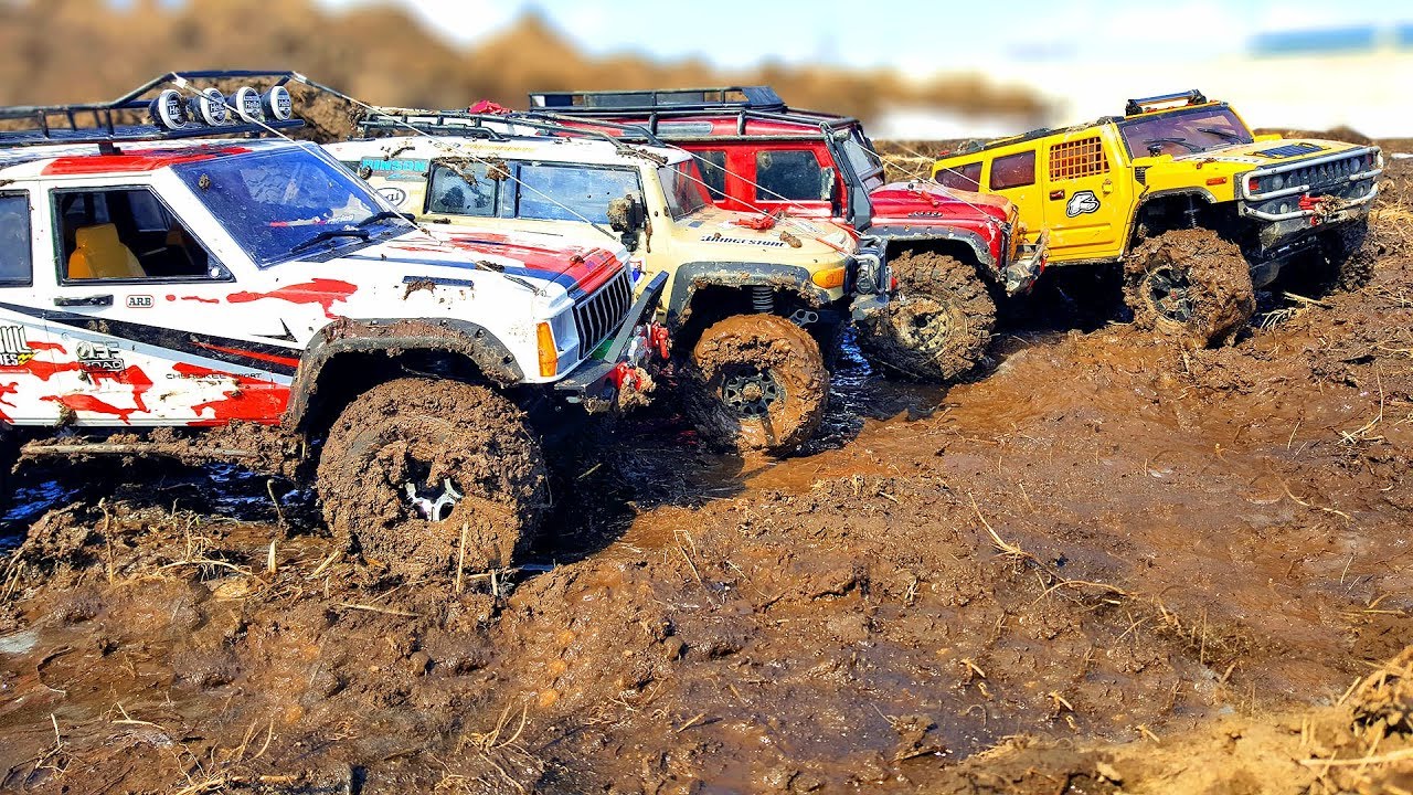 RC Trucks MUD Adventure Axial SCX10 ii, Traxxas TRX4… — Extreme Pictures