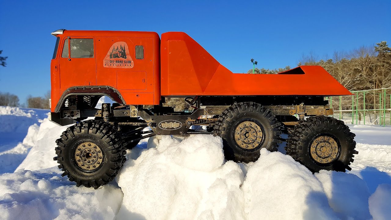 RC Truck OFF Road — Snow Adventures The Beast RC4WD 6x6 (video 2 of 3) — RC Extreme Pictures