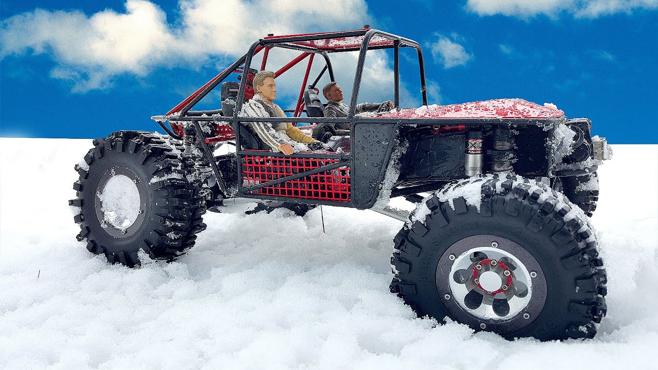 RC TRUCKS OFF Road - Snow Adventure - Axial Wraith, G-Made R1, RC4WD Gelande