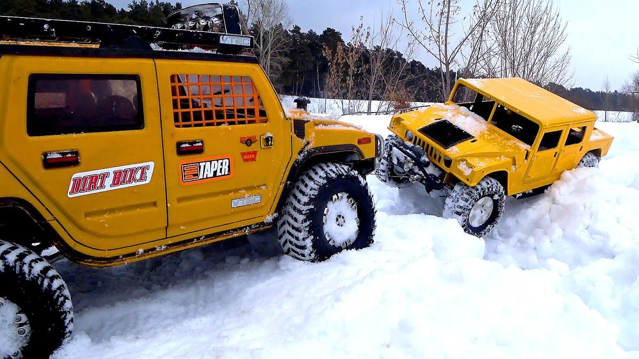 RC Trucks OFF Road 4x4 — Rescue Stuck Tamiya Toyota Tundra, Axial Hummer H1, H2, WLtoys Vol 2