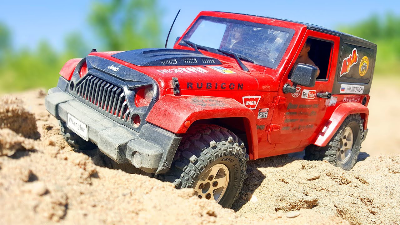 The Best OFF Road Race ON The Sand RC Car Jeep Wrangler Rubicon MST CFX — Wilimovich