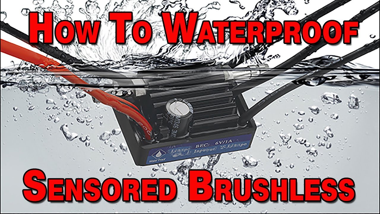 How To Waterproof Sensored Brushless System — RC Extreme Pictures