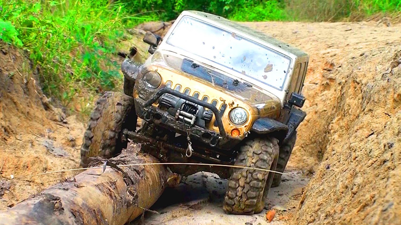 RC Extreme OFF Road Adventures | Truck: Hummer vs Jeep Wrangler Rubicon vs Land Rover Defender